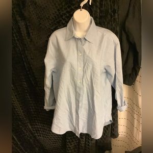 NWT XS H&M Baby blue Button down Casual